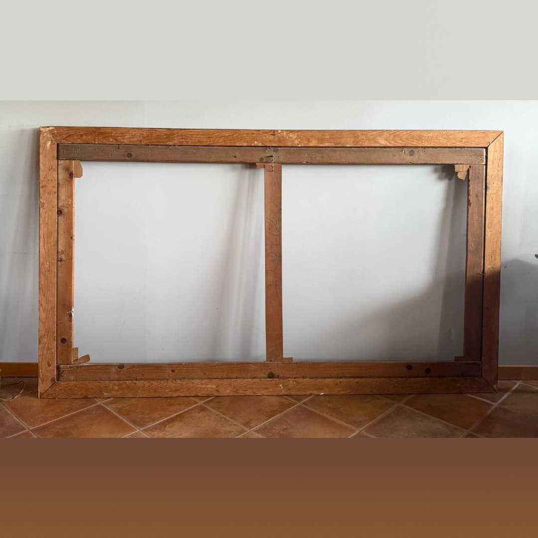Imponente Cornice Antica XIX Secolo, 220x120 cm - immagine 3