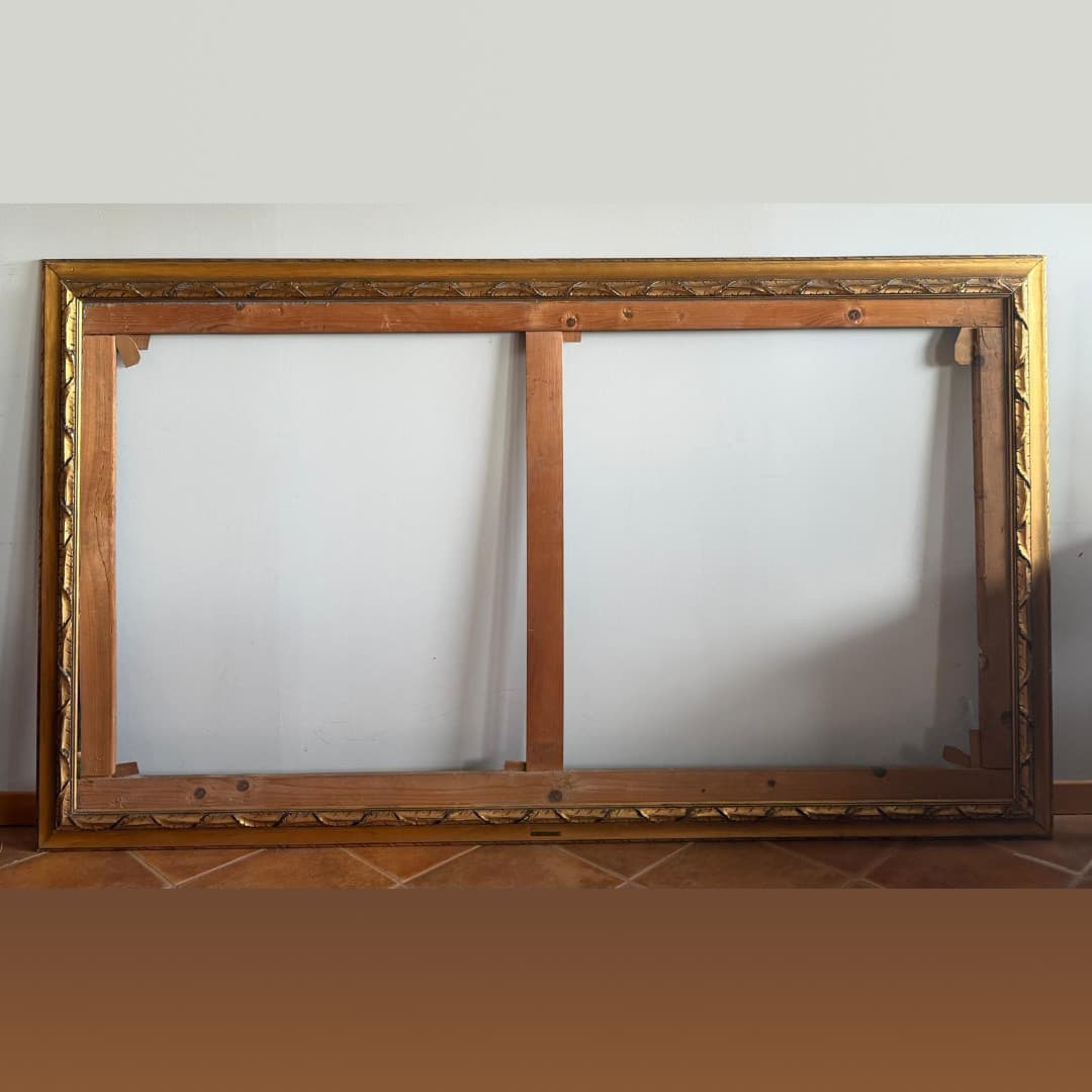 Imponente Cornice Antica XIX Secolo, 220x120 cm - immagine 2