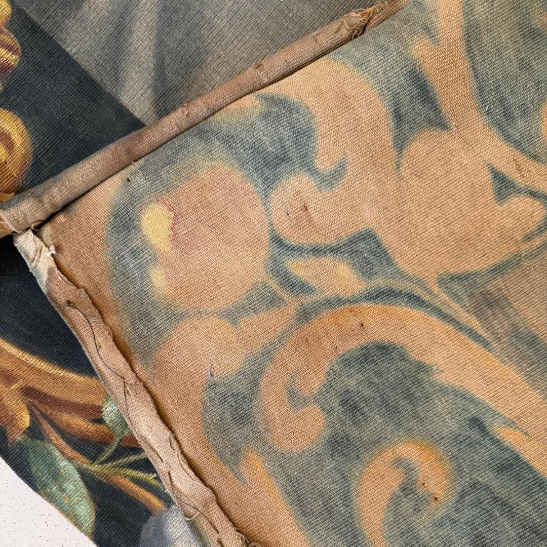Grande Arazzo Jacquard Gobelin Scena Rococò - immagine 3