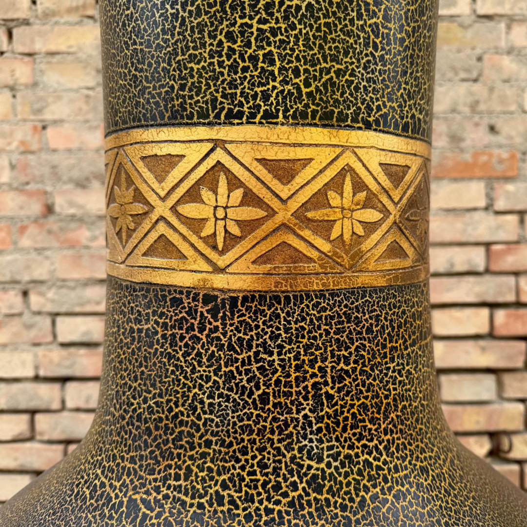 Imponente vaso effetto antico con rivestimento scenografico - immagine 6